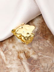Earth Bloom Gold Rings