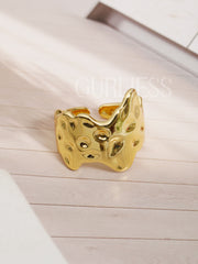 Earth Bloom Gold Rings