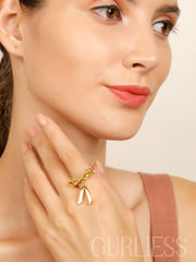 Girly Gold Rings