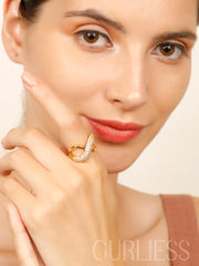 Diamond Devotion Gold Rings