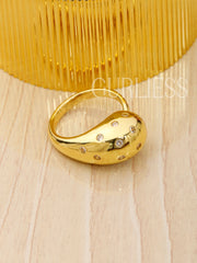 Eye Catcher Gold Rings